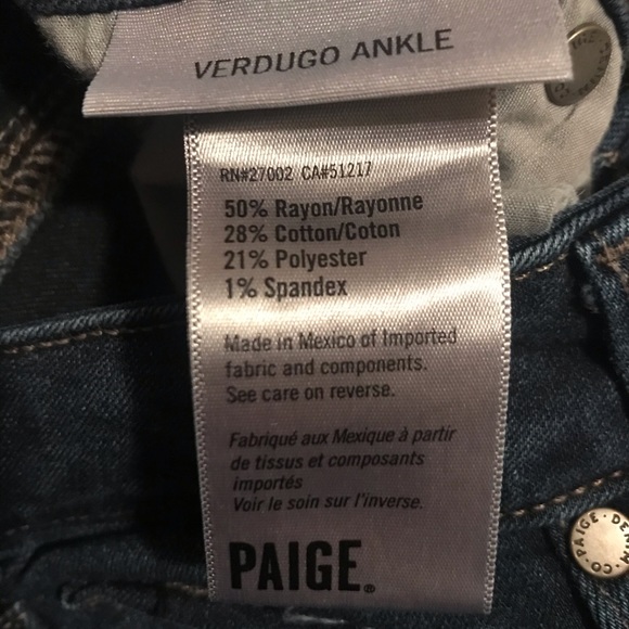 PAIGE skinny jeans verdugo ankle - Picture 6 of 9